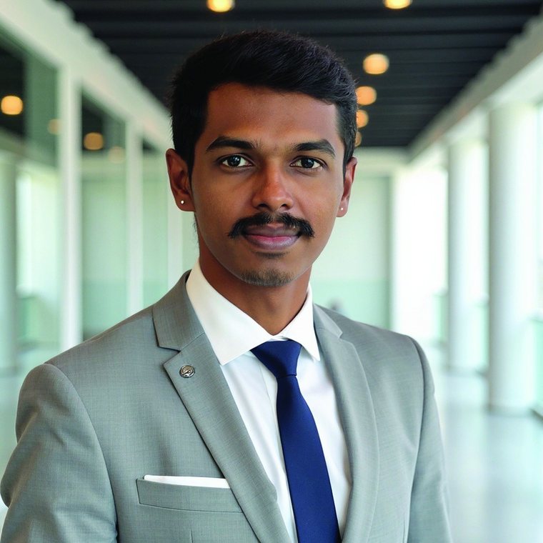 Portrait of Pratap Selvaraj, Global Chair and CEO of SMKP Group